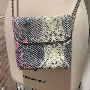 NWOT Banana Republic Multicolor Snakeskin crossbody